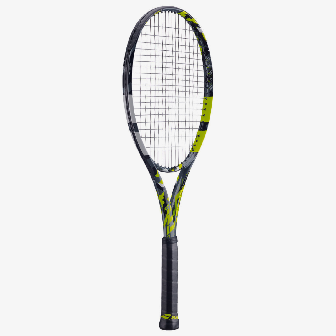 Babolat Pure Aero 2023 Tennis Racket of Black & Yellow Colure with White background