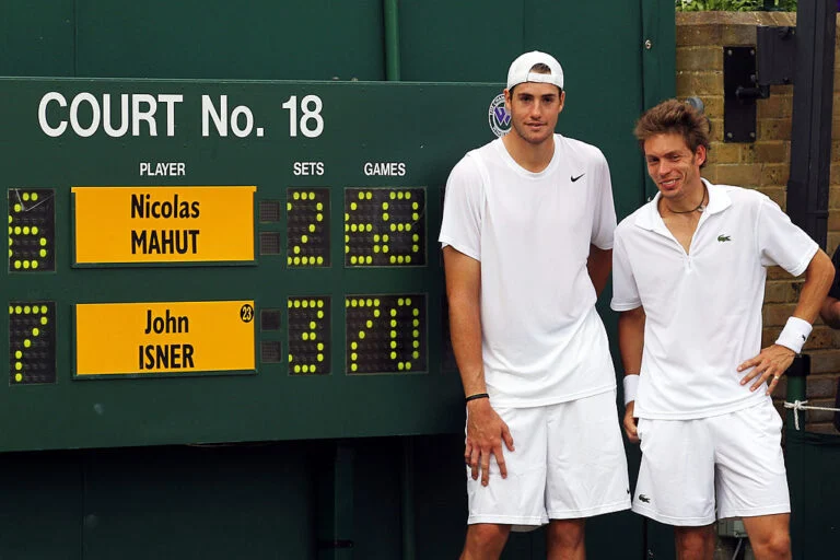 John Isner vs Nicolas Mahut