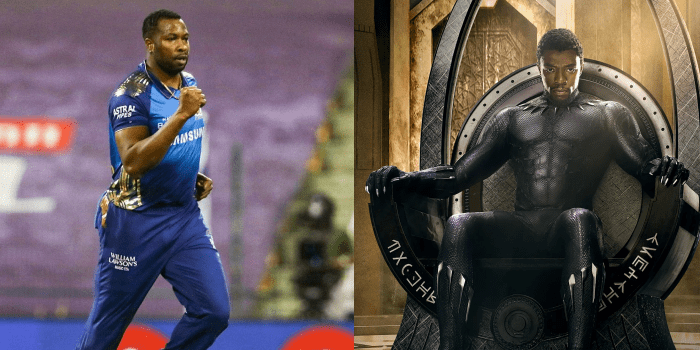 IPL X Avengers Kieron Pollard as Black Panther