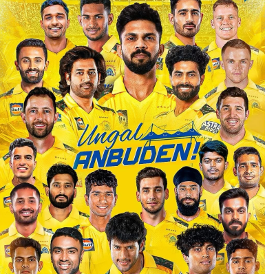 Chennai Super Kings Team 2025