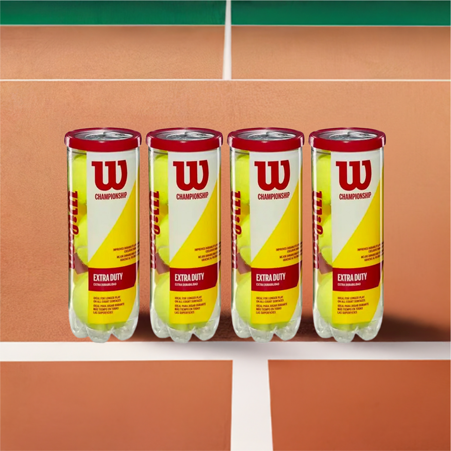 Wilson Championship Tennis Ball Can (12 Balls)