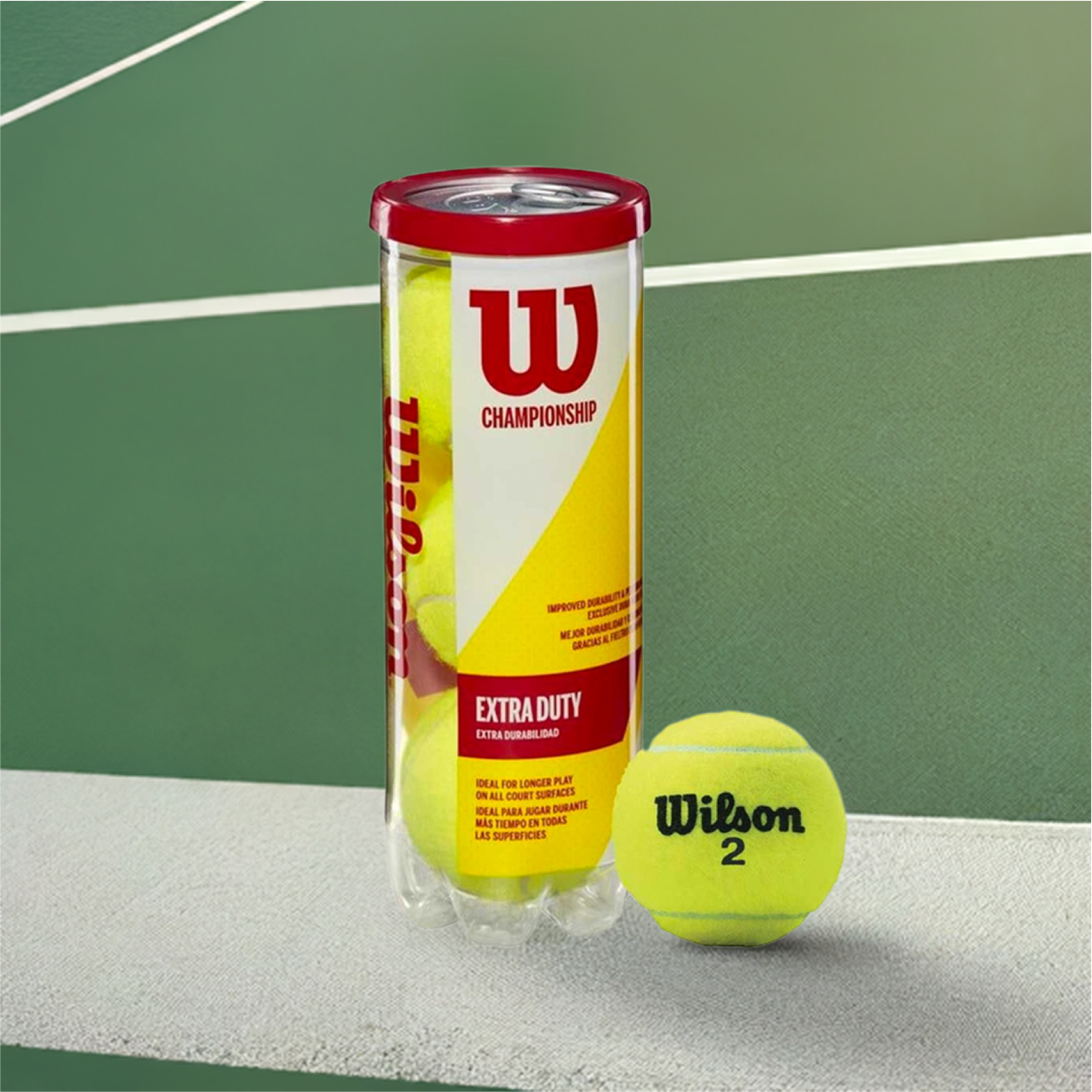 Wilson Championship Tennis Ball Can (3 Balls)