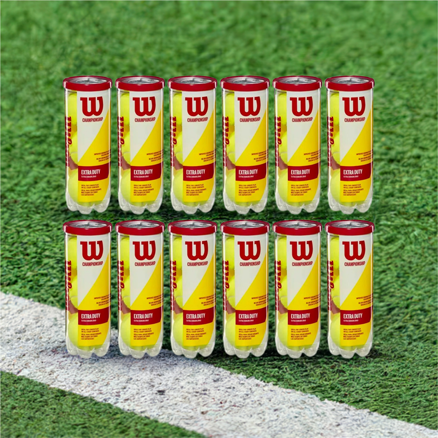 Wilson Championship Tennis Ball Cans (36 Balls)