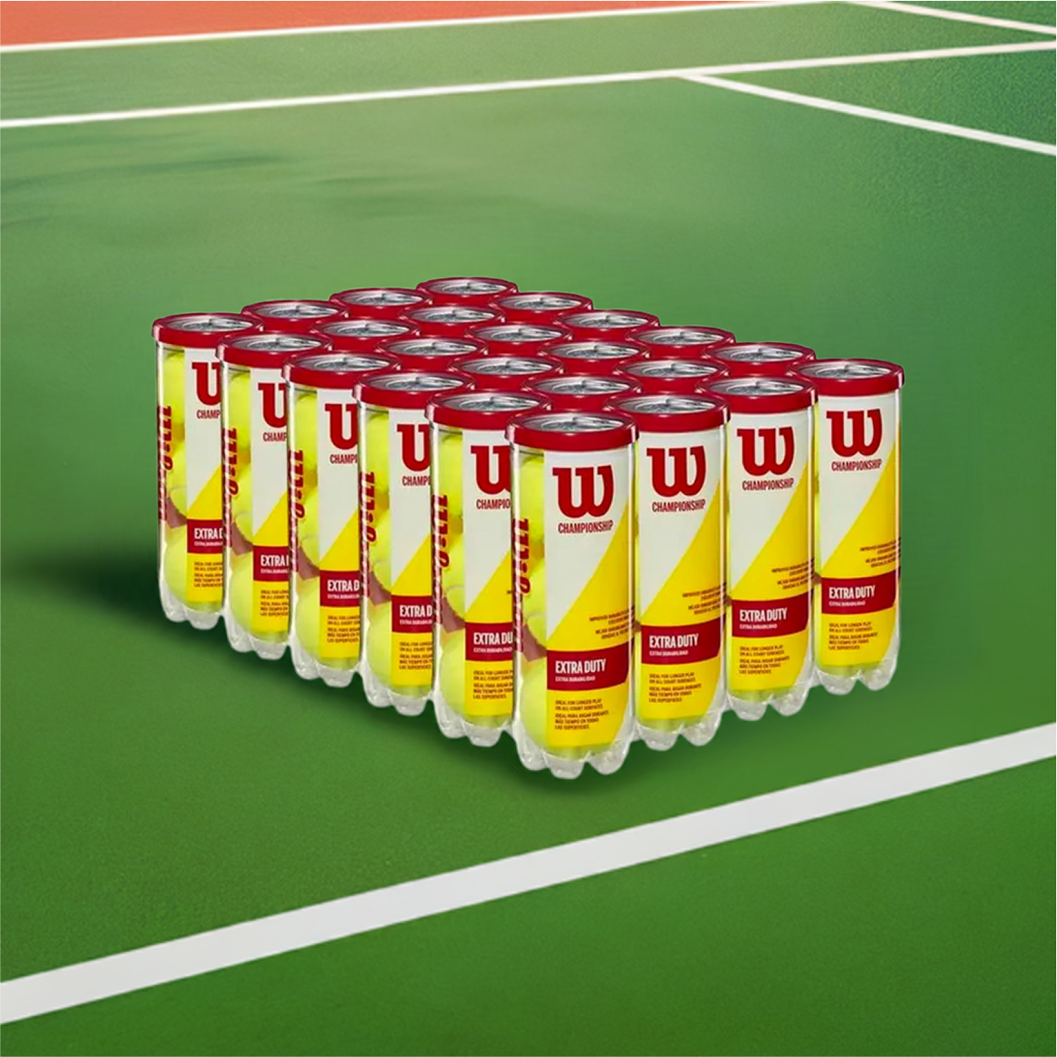 Wilson Championship Tennis Ball Cans (72 Balls)
