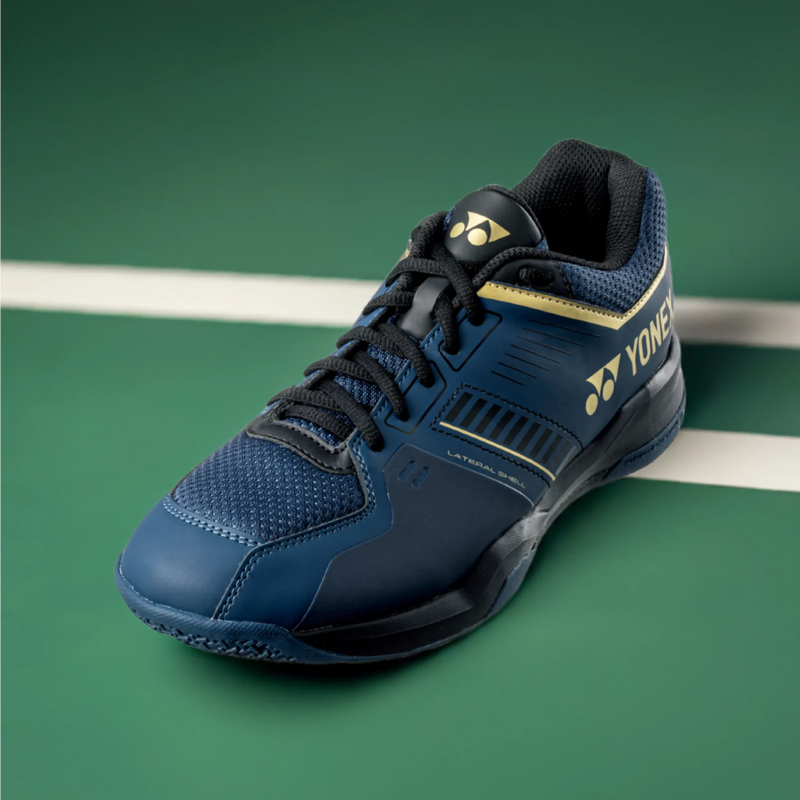 Yonex Power Cushion SHB Strider Flow Wide Badminton Shoes (Navy Blue)