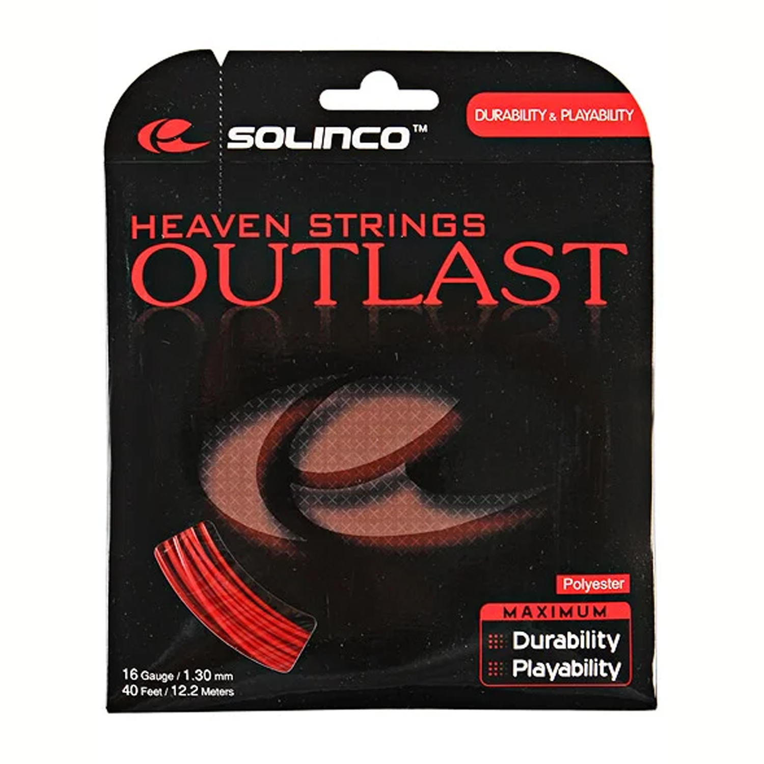 Solinco Outlast String Tennis String - 16 Gauge (12m, 1.30mm)