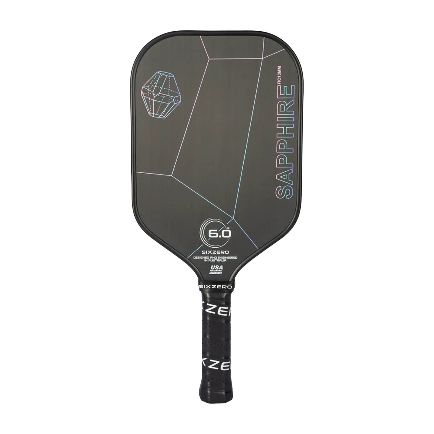 Six Zero Sapphire Pickleball Paddle - Neon