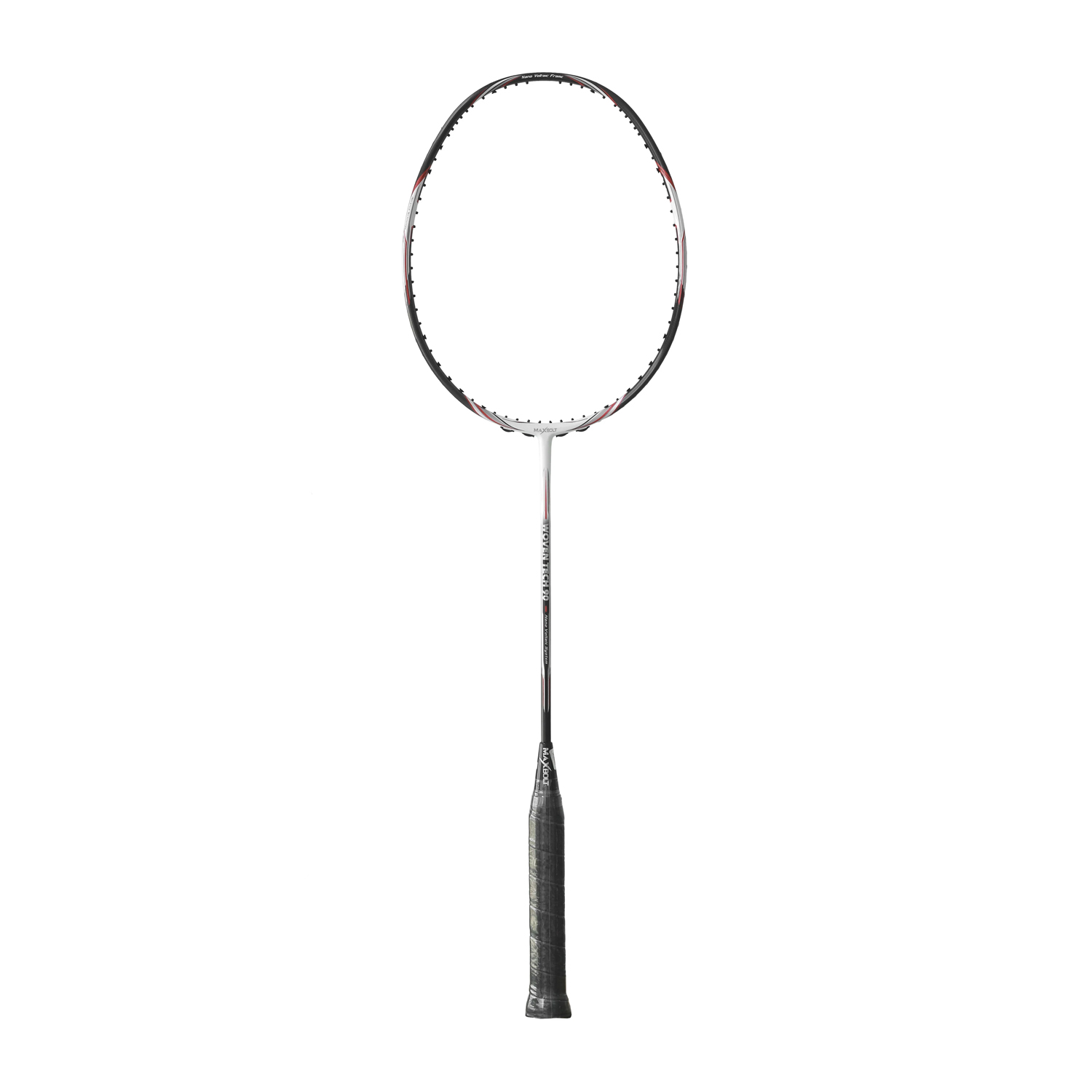 Maxbolt Woven Tech 90 Badminton Racket (White)