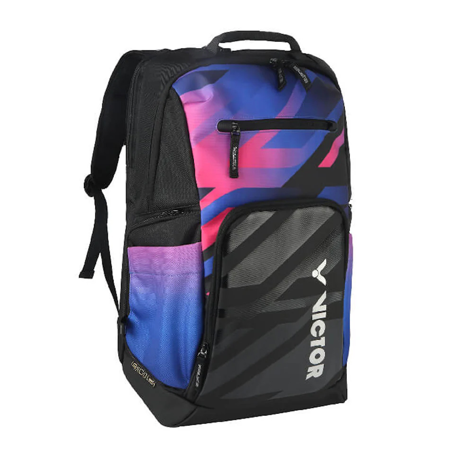 Victor Backpack BR9013 - Black/Purple (with Shoe Compartment)